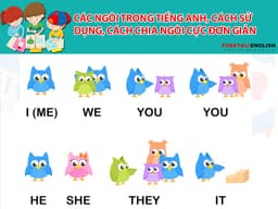 Cách chia 3 ngôi tiếng Anh theo chủ ngữ, chuẩn ngữ pháp quốc tế