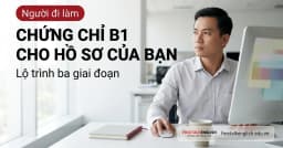 Học tiếng Anh chứng chỉ B1: lộ trình cho người đi làm cần hồ sơ