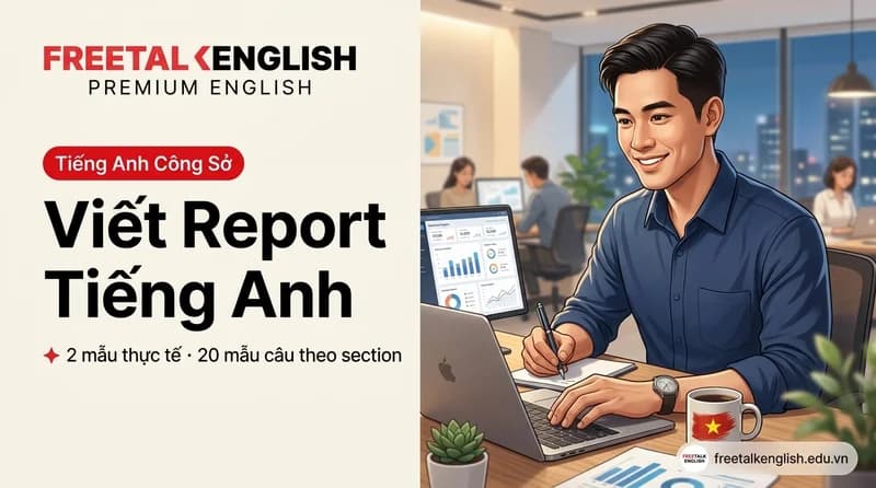 Cách Viết Báo Cáo (Report) Tiếng Anh 2026: Cấu Trúc, Quy Trình Và Ví Dụ