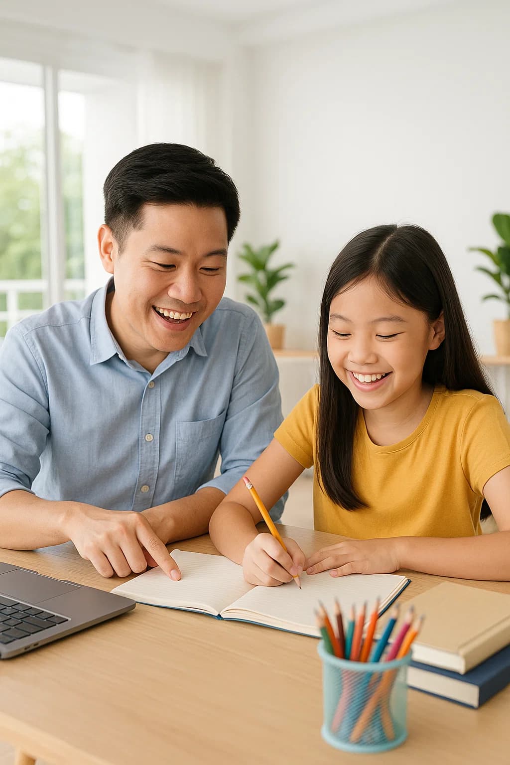 PHỤ HUYNH DẠY CON HỌC TIẾNG ANH TẠI NHÀ: PHƯƠNG PHÁP HIỆU QUẢ VÀ DỄ ÁP DỤNG