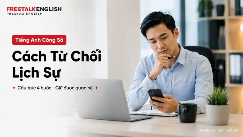 Cách Từ Chối Lịch Sự Bằng Tiếng Anh Nơi Công Sở Theo 4 Bước
