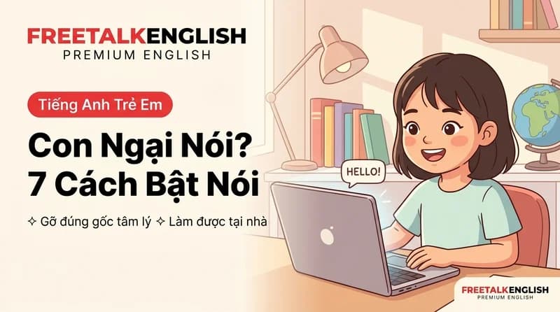7 Cách Giúp Trẻ Nhút Nhát, Ngại Nói Tiếng Anh Dám Mở Miệng