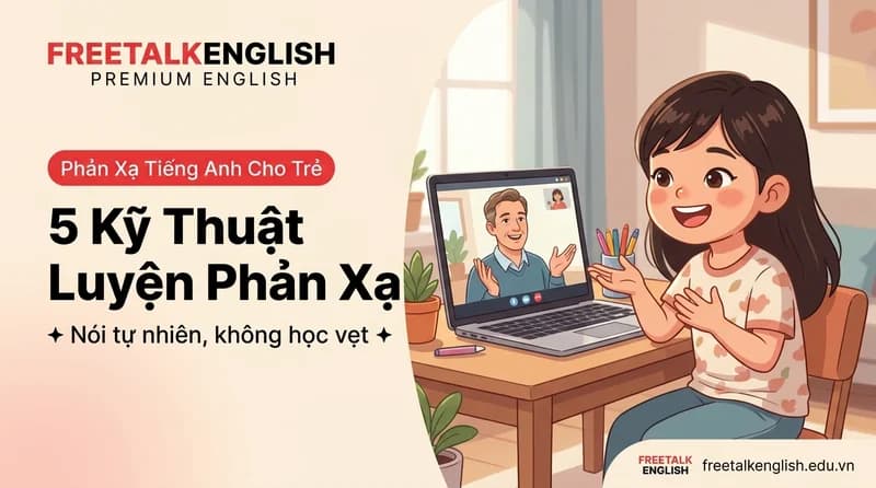 Cách luyện phản xạ tiếng Anh cho trẻ bằng echoing và shadowing