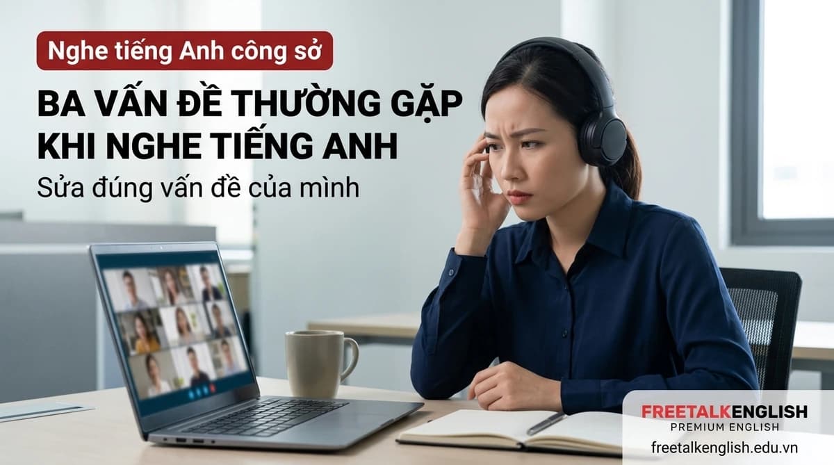 Luyện Nghe Tiếng Anh Cho Người Đi Làm: Ba Vấn Đề Thường Gặp