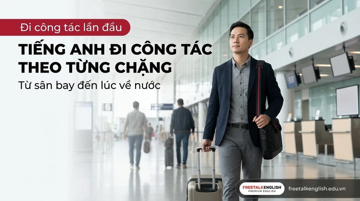 Tiếng Anh Đi Công Tác Nước Ngoài: Mẫu Câu Theo Tình Huống