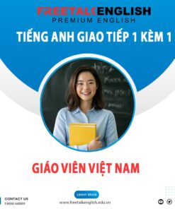 Khóa học Tiếng Anh giao tiếp Basic 1 kèm 1 GV Việt Nam