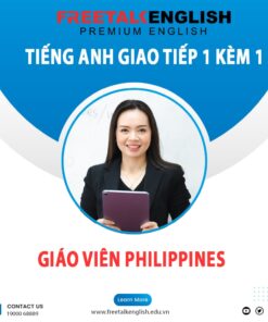 Khóa học Tiếng Anh giao tiếp 1 kèm 1 GV Philippines