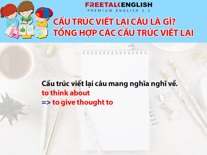 Cấu trúc viết lại trong Tiếng Anh là gì? Tổng hợp các cấu trúc viết lại phổ biến