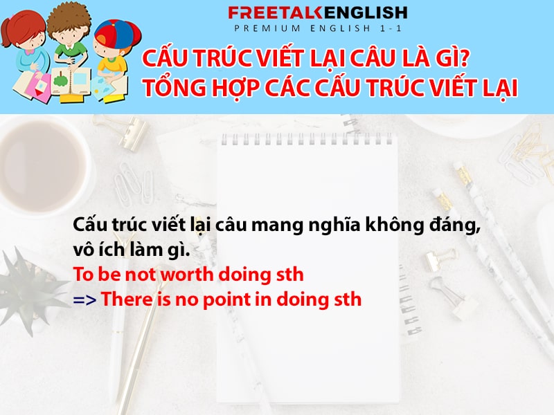 Cấu trúc viết lại trong Tiếng Anh là gì? Tổng hợp các cấu trúc viết lại phổ biến