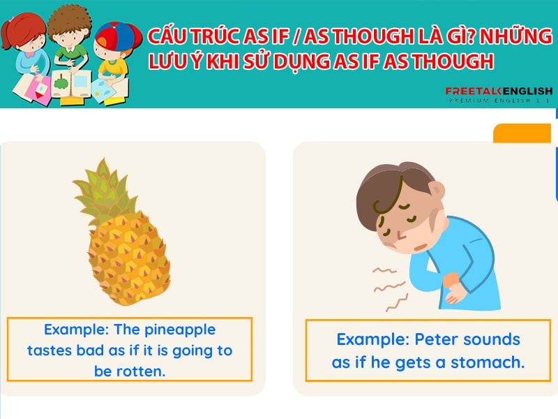 Cấu trúc as if/ as though là gì? Những lưu ý khi sử dụng as if/ as though