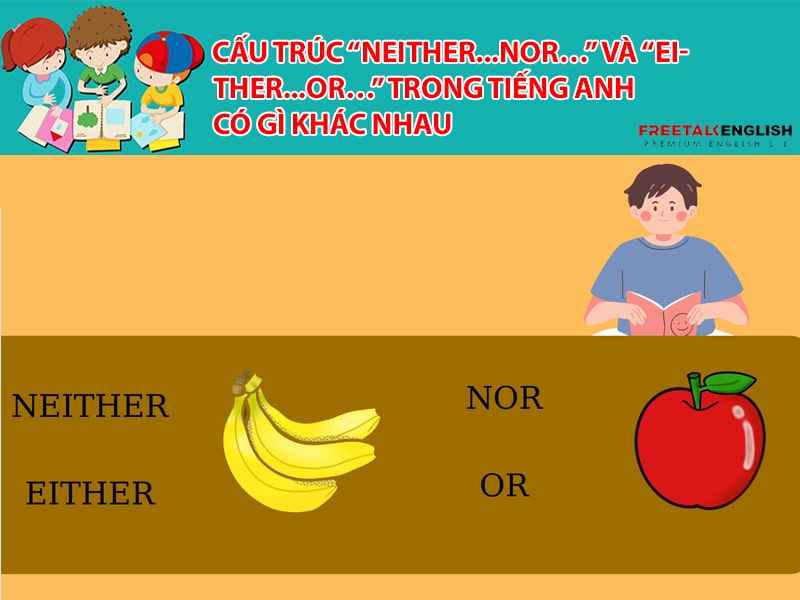 Cấu trúc “Neither...nor…” và “Either...or…” trong tiếng Anh có gì khác nhau