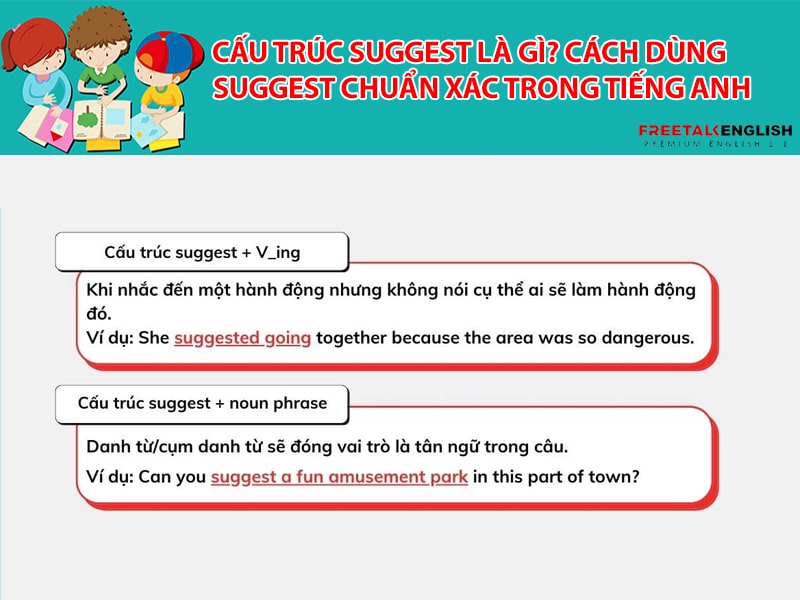 Cấu trúc suggest là gì? Cách dùng suggest chuẩn xác trong tiếng Anh