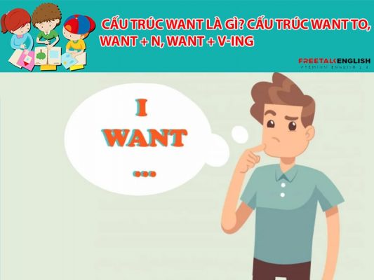 Cấu Trúc Want là gì? Cấu Trúc Want to, Want + N, Want + V-ing