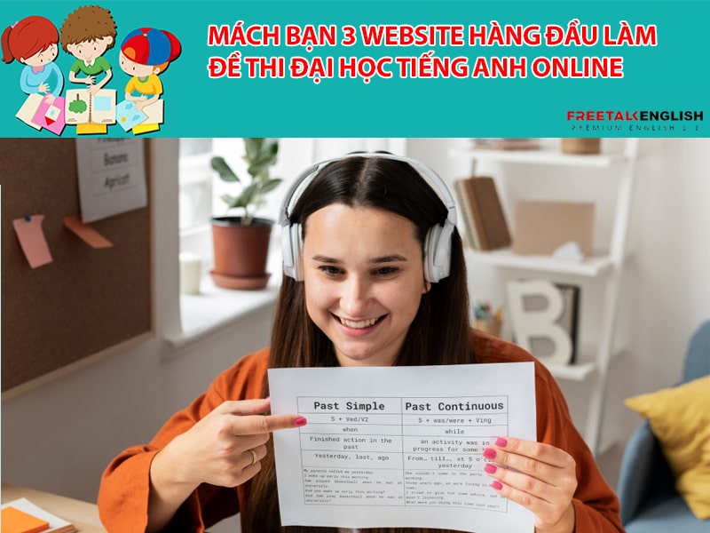 Mách bạn 3 website hàng đầu làm đề thi đại học tiếng Anh online