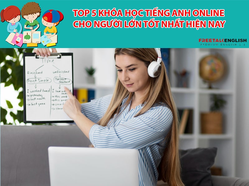 Top 5 khóa học tiếng anh online cho người lớn tốt nhất hiện nay