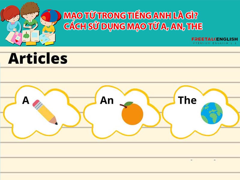 Mạo từ trong tiếng Anh là gì? Cách sử dụng mạo từ a, an, the