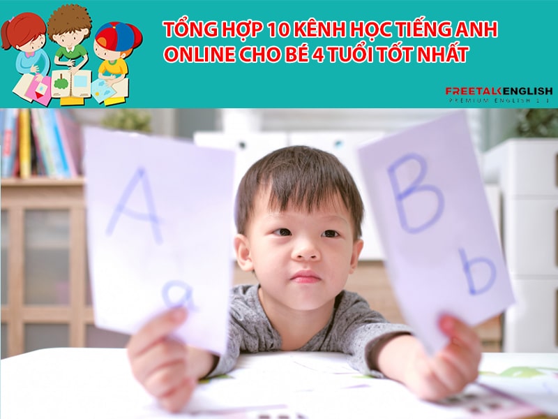 Tổng hợp 10 kênh học tiếng anh online cho bé 4 tuổi tốt nhất