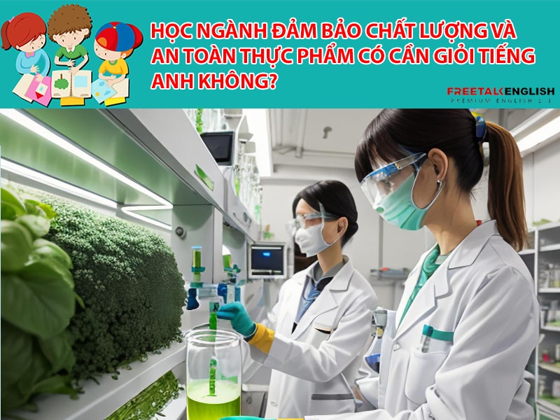 Học ngành đảm bảo chất lượng và an toàn thực phẩm cần giỏi tiếng Anh không?