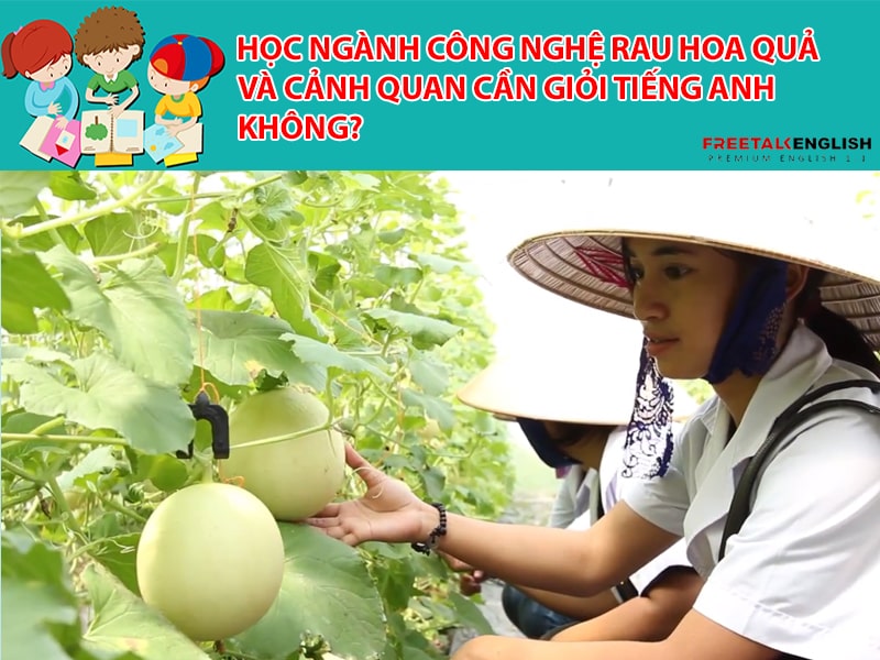 Học Ngành Công nghệ rau hoa quả và cảnh quan cần giỏi Tiếng Anh không?