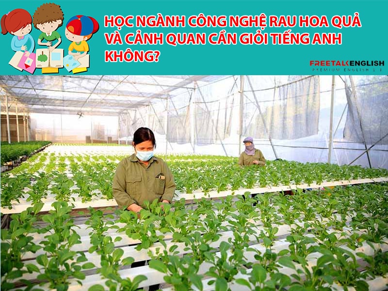 Học Ngành Công nghệ rau hoa quả và cảnh quan cần giỏi Tiếng Anh không?