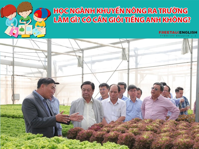 Học ngành Khuyến nông ra trường làm gì? Có cần giỏi Tiếng Anh không?