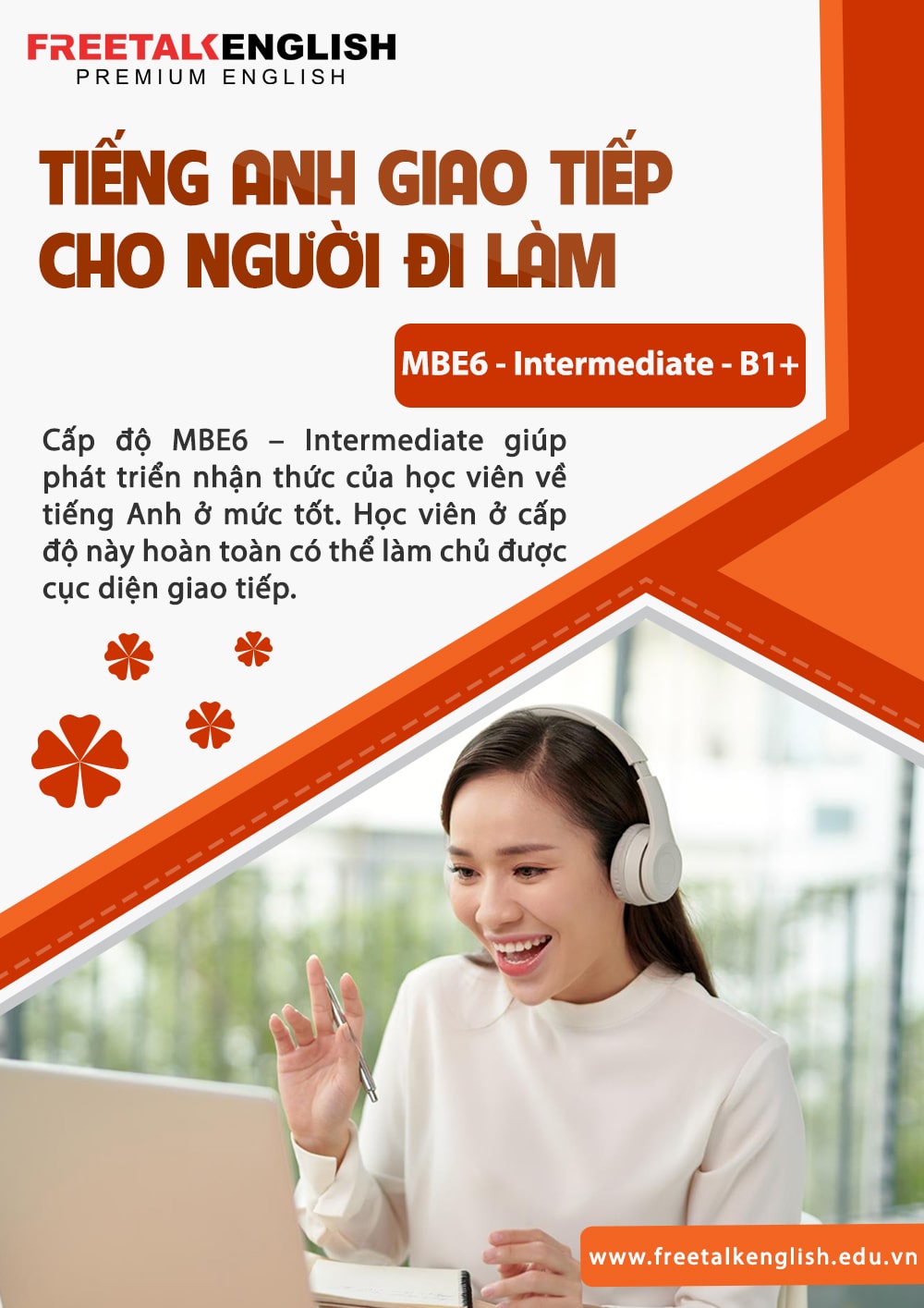Tiếng Anh giao tiếp cho người đi làm trình độ MBE6 - Intermediate - B1+