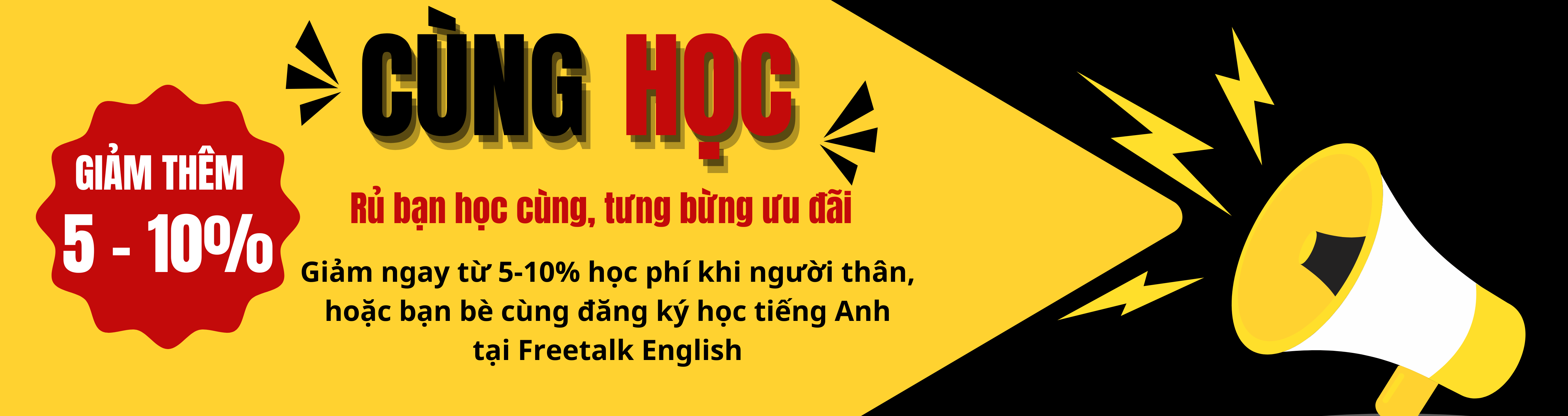 Rủ bạn học cùng, tưng bừng khuyến mại