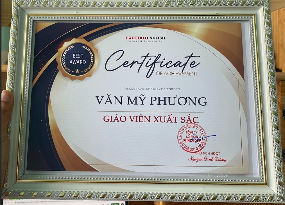 Giáo viên Văn Mỹ Phương