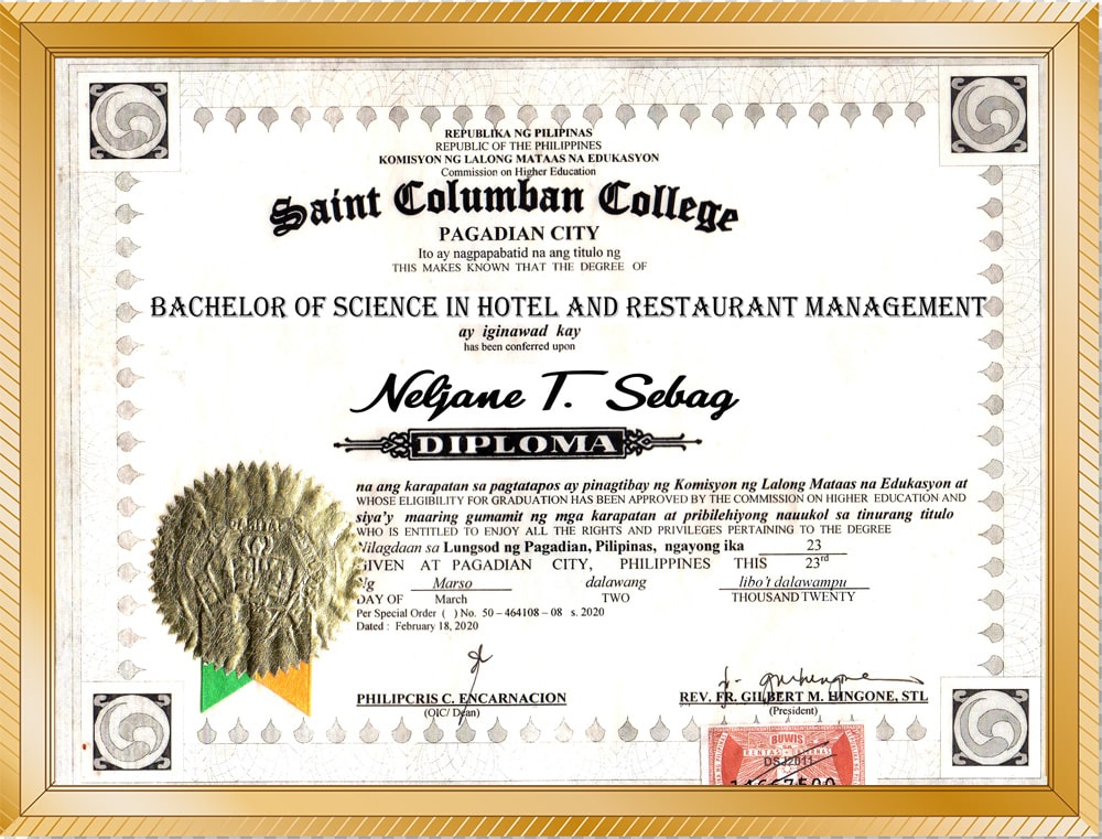 Giáo viên Neljane T. Sebag