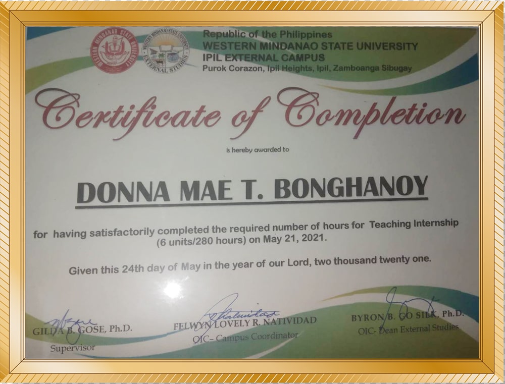 Giáo viên Donna Mae Bonghanoy