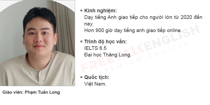 Giáo viên Phạm Tuấn Long