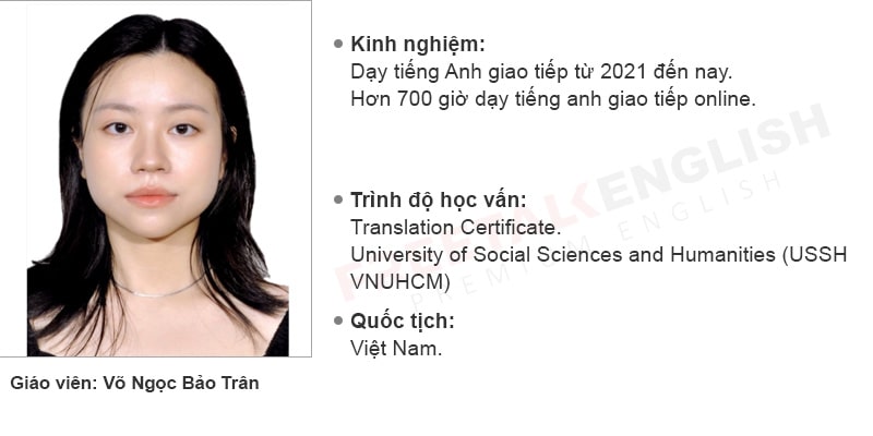 Giáo viên Võ Ngọc Bảo Trân