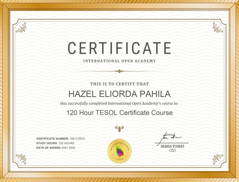 Giáo viên Hazel Pahila