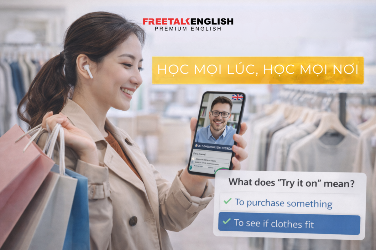 học tiếng anh online cho người đi làm