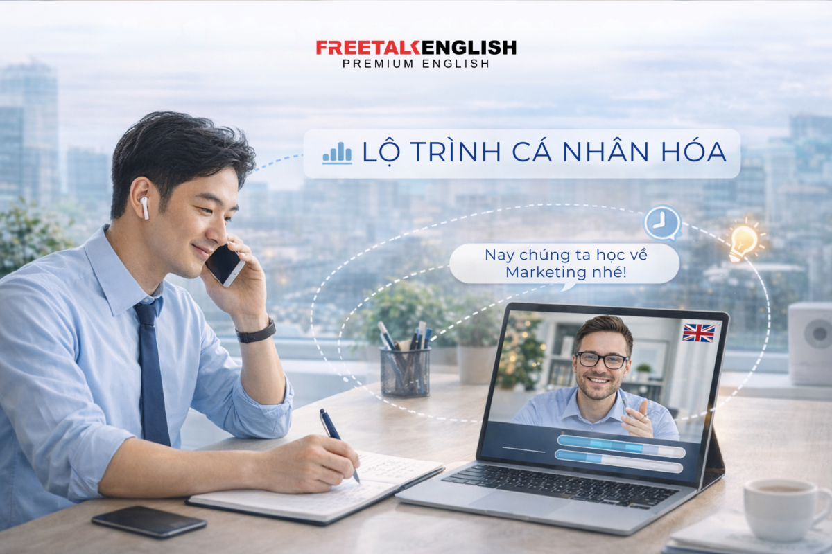 học tiếng Anh online cho người đi làm 1 kèm 1