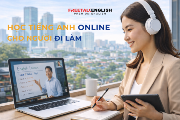 HỌC TIẾNG ANH ONLINE CHO NGƯỜI ĐI LÀM
