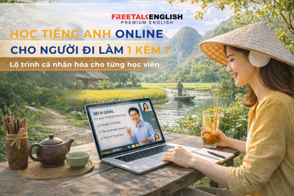HỌC TIẾNG ANH ONLINE CHO NGƯỜI ĐI LÀM 1 KÈM 1