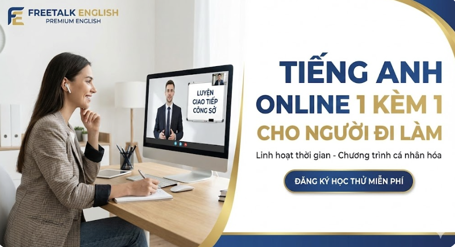 HỌC ONLINE 1-1 CHO NGƯỜI ĐI LÀM