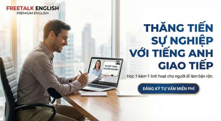 Học tiếng anh Online cho người đi làm