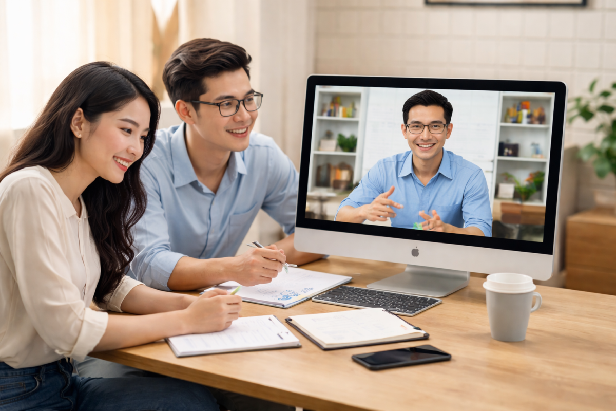 HỌC TIẾNG ANH ONLINE CHO NGƯỜI ĐI LÀM