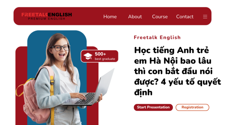 tiếng anh trẻ em hà nội