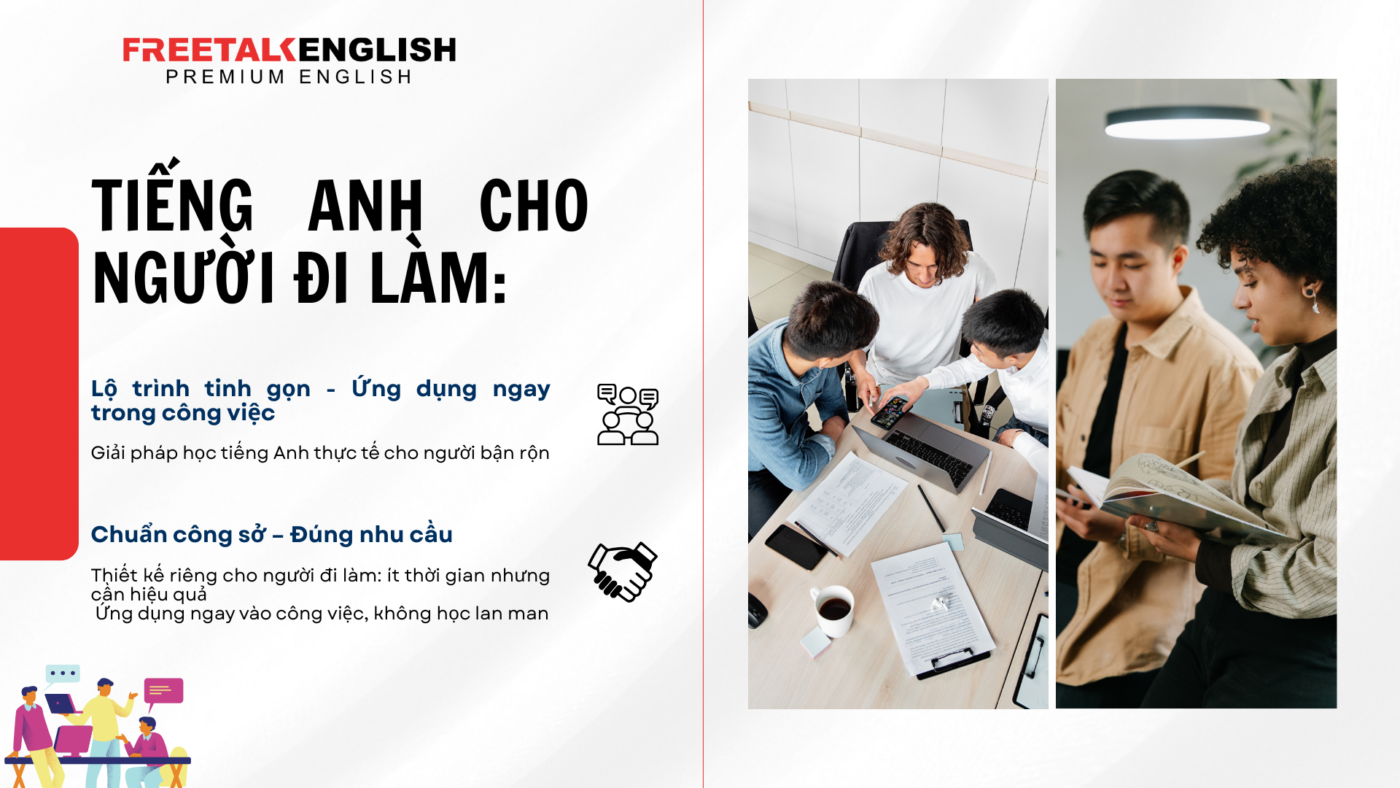 tiếng anh cho người đi làm