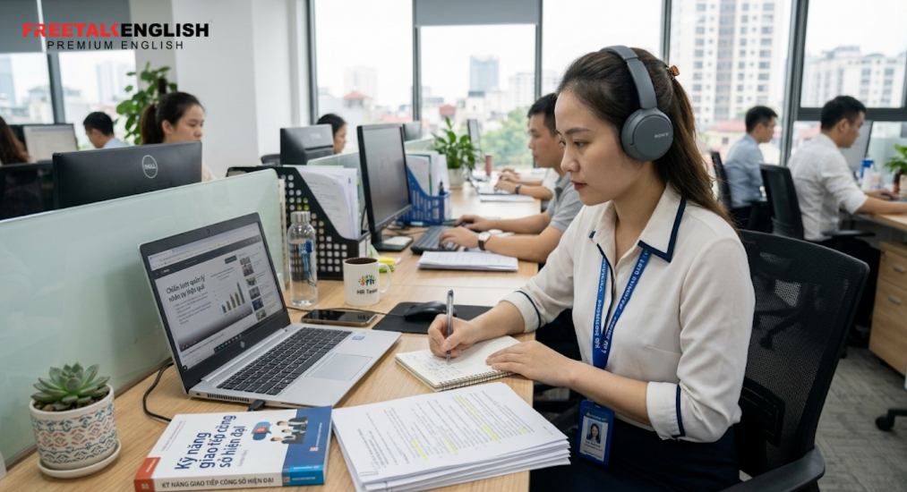 học tiếng anh online cho người đi làm